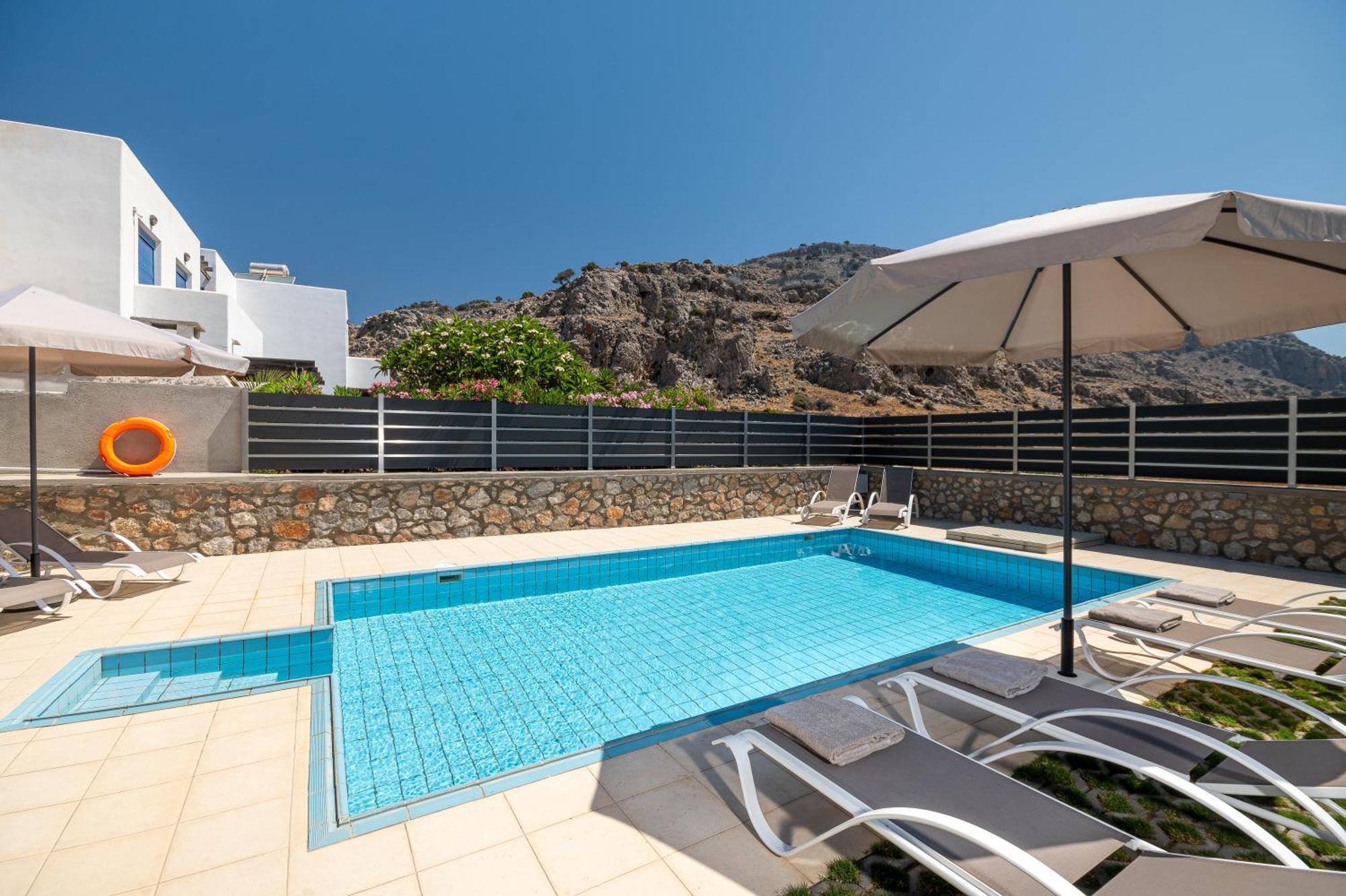 Villa Mariani II - In Lothiarika, Newly Renovated June 2024, Private Pool, Lindos 10 Min, Beach 120M Lardos Esterno foto